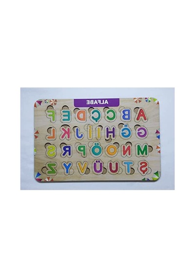 Eğitici Ahşap Alfabe Puzzle, Çocuk Gelişimine Katkı Sağlar
