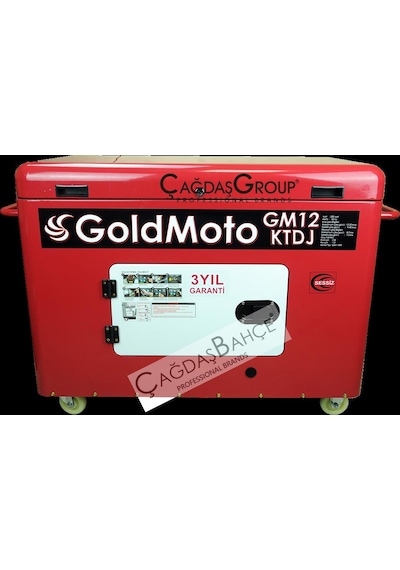 GoldMoto GM12KTDJ Dizel Marşlı Kabinli Jeneratör 12 KW Trifaze