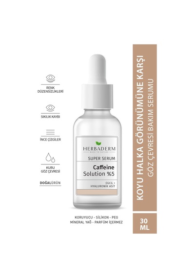 Göz Altı Morluklarına Karşı Aydınlatıcı Caffein Solutions %5 Göz Çevresi Serumu