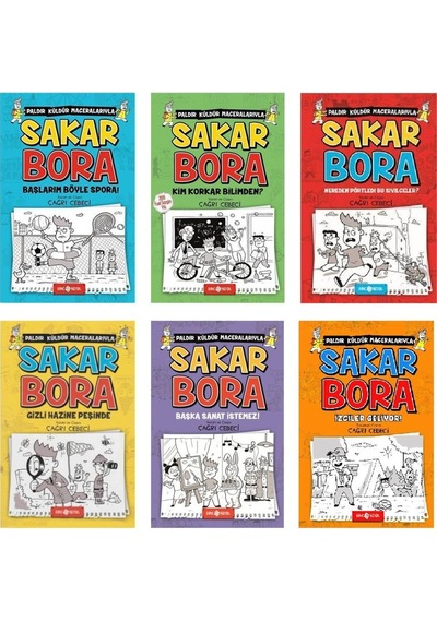 Çağrı Cebeci Sakar Bora Seti 6 Kitap