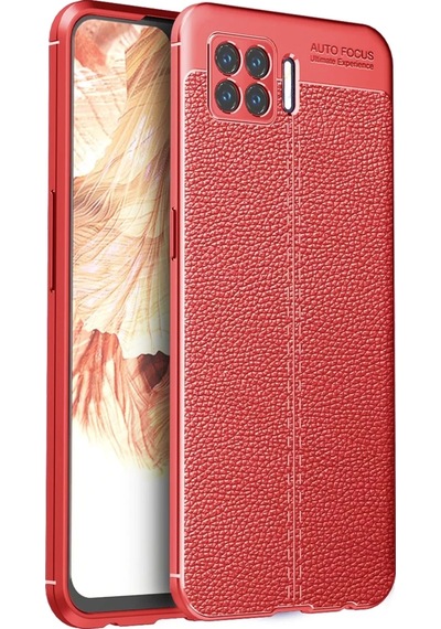 Newface Oppo A73 Kılıf Auto Focus Kapak - Kırmızı