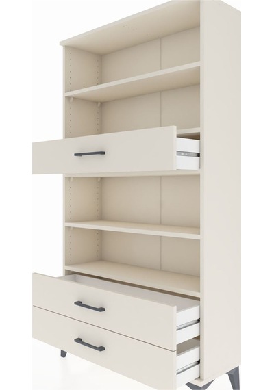 Arges Dolap 4 Raflı 3 Çekmeceli 88x30x163 Aytaşı-aytaşı Aytaşı