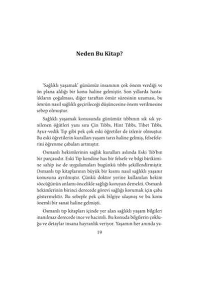 Osmanlı Tıbbında Sağlıklı Yaşam - Ayten Altıntaş - Yediveren Yayınları