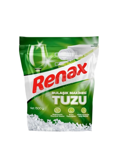 5 Adet Renax Bulaşık Makinesi Tuzu 1500 Gr