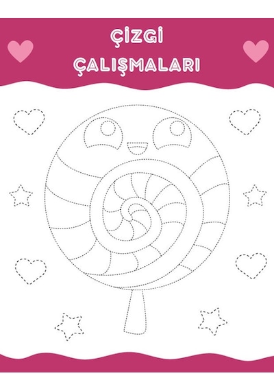 Okul Öncesi Kodlamalı Çizgi Çalışmaları Yaz-sil Kitabı