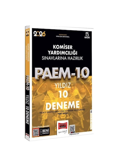 Yargı 2026 Paem Komiser Yardımcılığı Sınavlarına Hazırlık Yıldız 10 Deneme