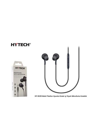 Hytech Hy-xk20 Mobil Telefon Uyumlu Kulak İçi Siyah Kulaklık Kdo