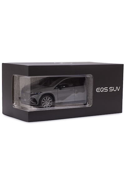 1:18 Ölçek Nzg 2023 Mercedes Benz Eqs Suv Amg Line X296 Gri Diecast Metal Minyatür Model Araba 25cm