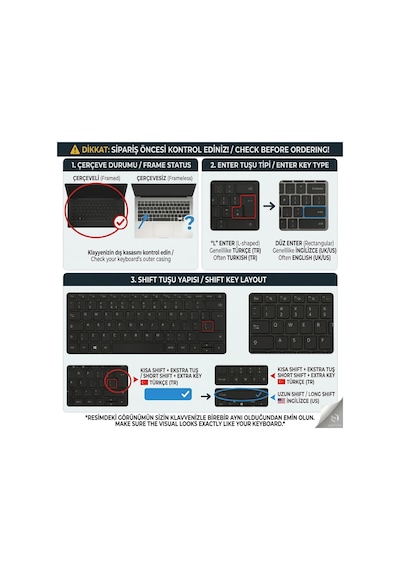 Acer Aspire Es1-131 500gb Hdd Uyumlu Laptop Klavye Siyah