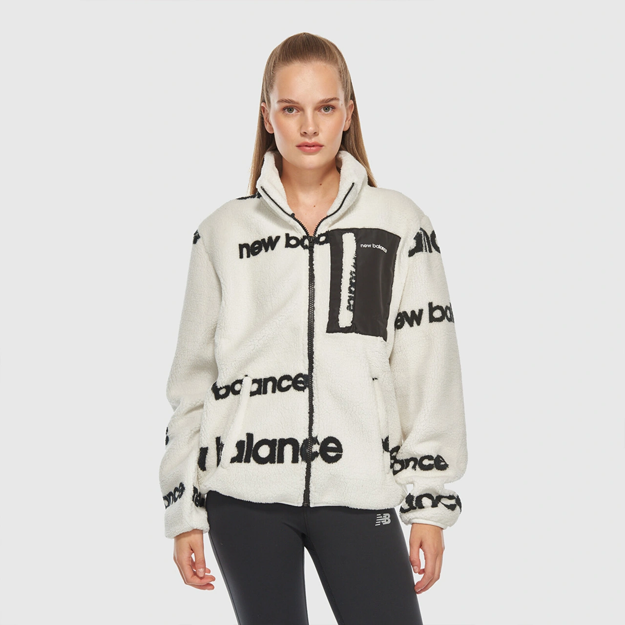 New Balance Nb Lifestyle Kadın Beyaz Sweatshirt Unc3358-wt Beyaz