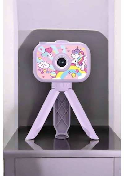 Ayaklı Mini Fotoğraf Makinesi Çocuk Için Eğitici Glblseme - 9 Video Kamera