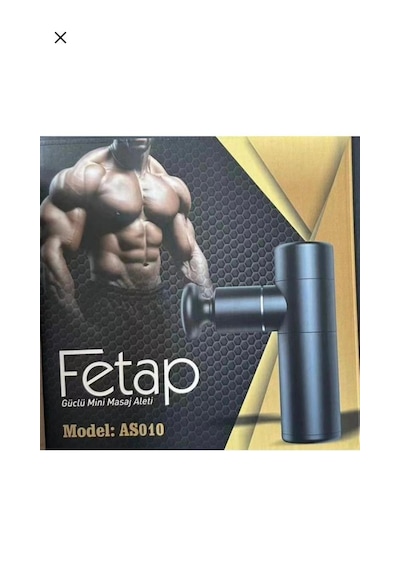 Fetap As010 Güçlü Masaj Aleti Gri - Siyah