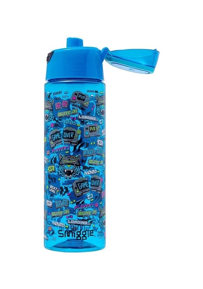 Smiggle Eclipse Kapaklı Plastik Suluk 750 Ml Koyu Lacivert 456603 Çok Renkli
