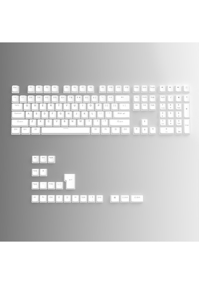 130 Keys Pudding Keycaps Klavye Tuş İki Renki Kalıplama Keycaps 15