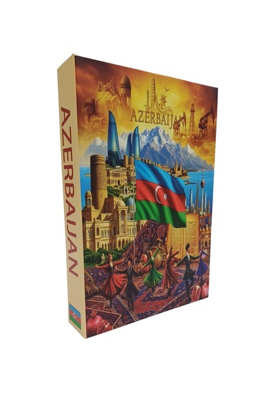 2026 -762 Azerbaıjan Dekoratif Kitap Kutusu