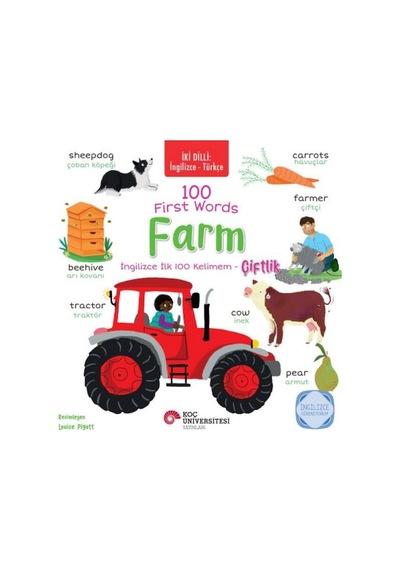 İki Dilli: İngilizce-türkçe 100 Fırst Words Farm - Ezjı-752789
