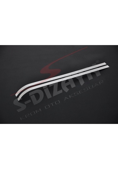S-Dizayn Citroen Berlingo Krom Sürgülü Kapı Çıtası 2 Prç 2008-2018