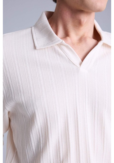 Defacto Regular Fıt Sweatshirt H3317ax26sper137 Ekru-er137