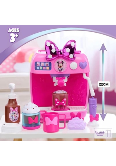Gioc-hi Prezi-osi Min-nie Mouse Sevimli 10 Parça Işıklı Ve Sesli Sihirli Barista Kahve Makinesi