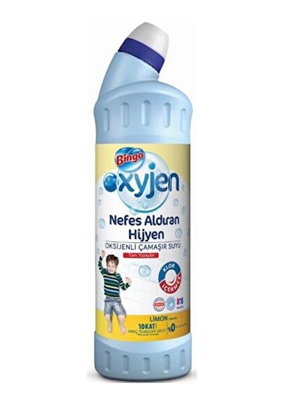 Bingo 4'lü Bingo Çamaşır Suyu Oxygen 750ml. Limon Kokulu Diğer
