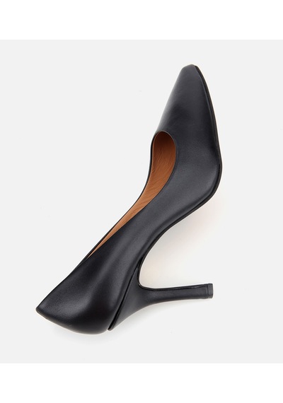 Hotiç Kadın Deri Siyah Yüksek Topuklu Stiletto 01ayh312530a100 Siyah
