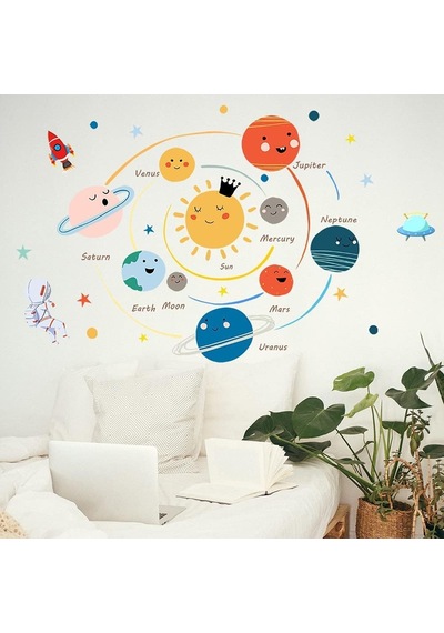 Gezegenler Duvar Stickerı, Çocuklar İçin Güvenli Ve Dayanıklı Duvar Çıkartmaları, Sevimli Güneş Sistemi Dekoru, Çıkarılabilir Uzay Temalı Oda Dekorasyonu Diğer Gezegenler Duvar Stickerı, Çocuklar İçin Güvenli Ve Dayanıklı Duvar Çıkartmaları, Sevimli Güneş Sistemi Dekoru, Çıkarılabilir Uzay Temalı Oda Dekorasyonu Diğer