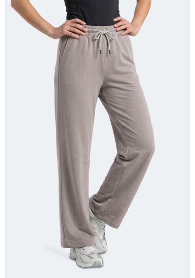 Slazenger Melora I Kadın Bol Paça Taş Gri Eşofman Altı