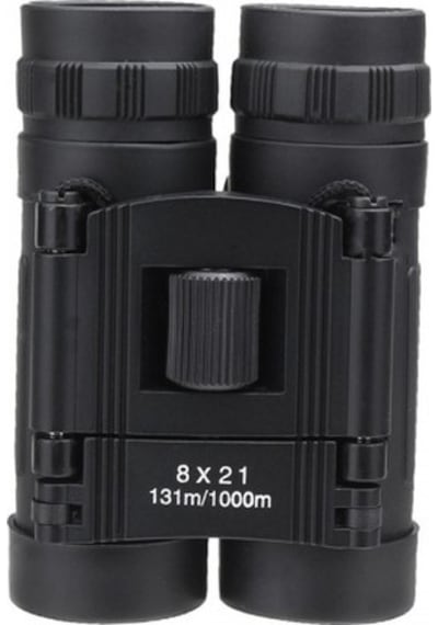 Nikula 8x21 Av Dürbünü - 131m/1000m - Kauçuk Kaplama Siyah