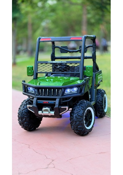 Utv X Alpha 24 Volt 4 Çekerli 800 Watt Akülü Araba Eva Teker Yeşil