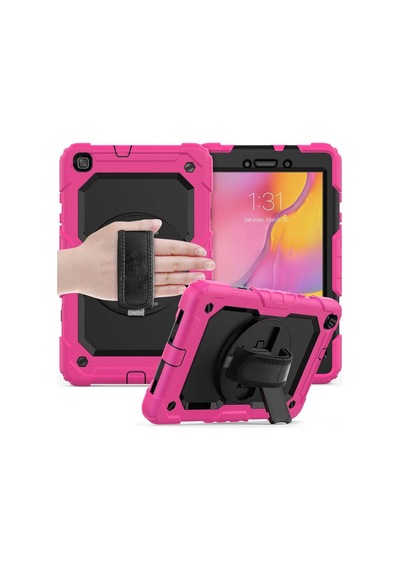 Samsung Galaxy T290 Tab A 8 Kılıf Pars Tablet Kapak - Pembe