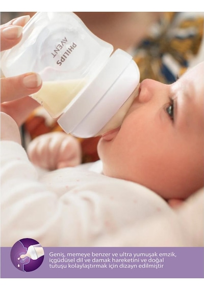 Philips Avent Doğal Tepkili Natural Response Pp Biberon 260Ml 1+ Ay Mavi
