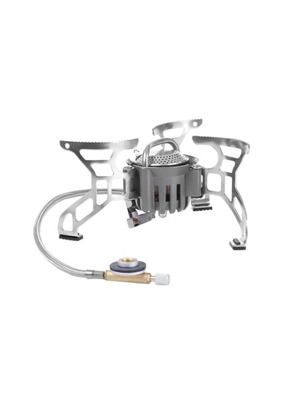 Bulin Bl100-t4-a Windpro 3500w Rüzgar Korumalı Izgaralı Kamp Ocağı Gri