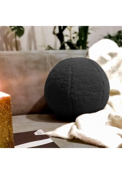 Nylife Teddy Büyük Boy Top Yuvarlak Yastık Füme Diğer