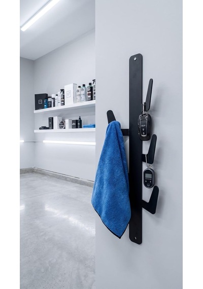 Orret Home Yapışkanlı Dikey Askılık 6 Kancalı Kaktüs Tasarım Duvar Askısı Metal Siyah Askılık Duvara Yapış Çok Renkli