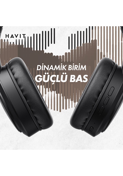 Havit H633BT Bluetooth 5.1 Kulak Üstü Kulaklık