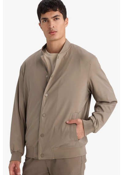 Defacto Slim Fit Astarlı Mont F9655ax26spkh466 Haki-kh466