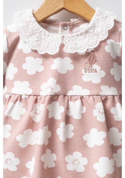 U.S. Polo Assn. U.s. Polo Assn Kız Bebek Pembe Elbise Pembe