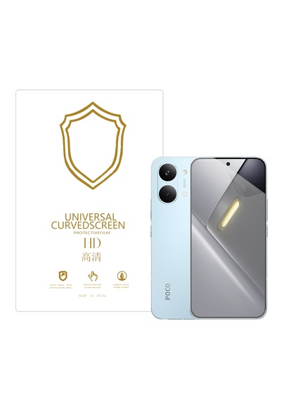Microcase Poco X8 Pro Max 5g İle Uyumlu Full Tpu Nano Ön Ekran Koruma Filmi - Ekm101