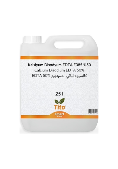 Kalsiyum Disodyum Edta E385 %50lik 25 Litre