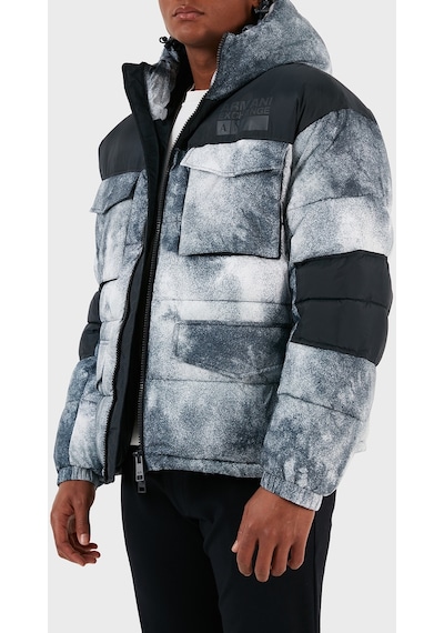 Armani Exchange Erkek Mont 6Rzk30 Znkrz 21Cs Beyaz-Lacivert Beyaz - Lacivert
