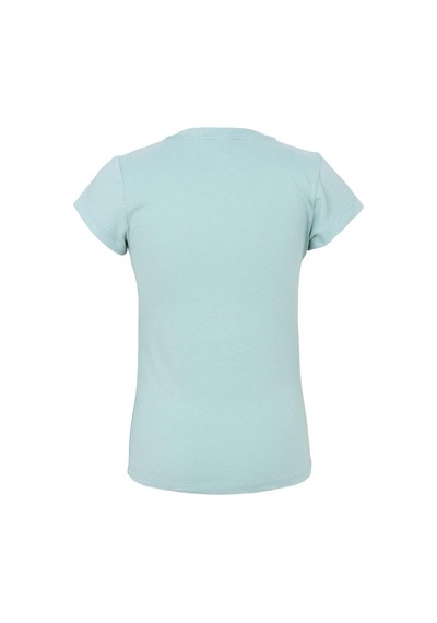 Brz Kids Palmiye Baskılı Kız Çocuk T-shirt-aqua Sea Mavi
