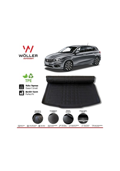 Egea Bagaj Havuzu Hatchback 2015 Sonrası 3d Ultraflex Esnek