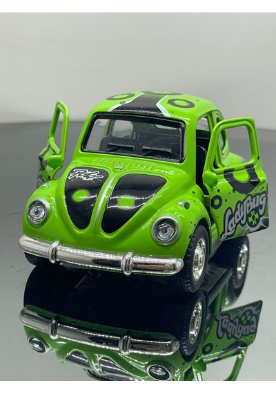 Metal 8 Cm Eski Classik Model Oyuncak Araba - Yeşil