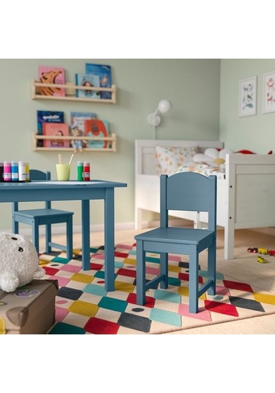 Ikea Sundvık Çocuk Sandalyesi, Mavi