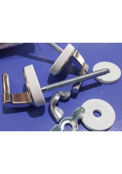 Tuvalet Klozet Kapak Menteşesi Alttan Sıkmalı Paslanmaz Metal Kap