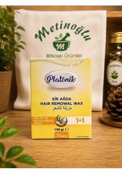 Platonik Cezve Ağda Natural 1+1 190 Gr