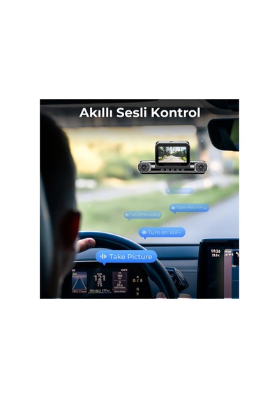 Azdome M660 4k 4 Kameralı 360 Derece Araç Kamerası