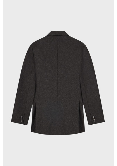 Emporio Armani Yün Karışımlı Kruvaze Blazer Ceket Erkek Ceket Em007439 Te23205 O6005 Koyu Kahve