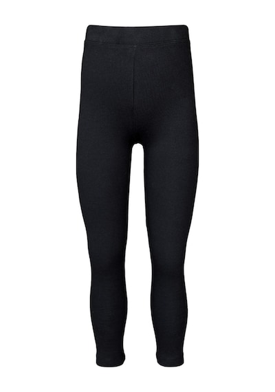 Lovetti Siyah Kız Çocuk Kışlık Tam Boy Düz Basıc Tayt 5171S001 Siyah