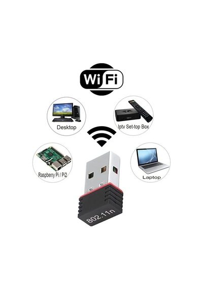 Usb Wifi Adaptörü Kablosuz Wifi İnternet Alıcı Ağ Kartı Masaüstü Bilgisayar Pc 300 Mbps 802.11n